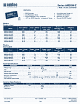 DataSheet AM2GW-2412DZ pdf